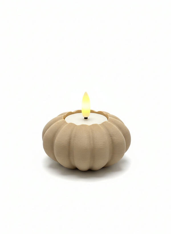 Pumpkin-Inspired Tea Light Holder